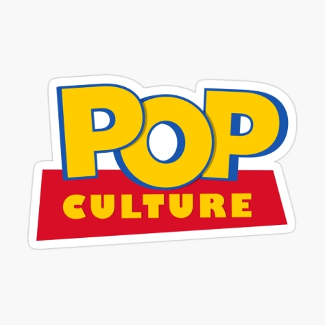 op Culture logo designed in yellow bubble letters with a red banner, mimicking the Toy Story font style.