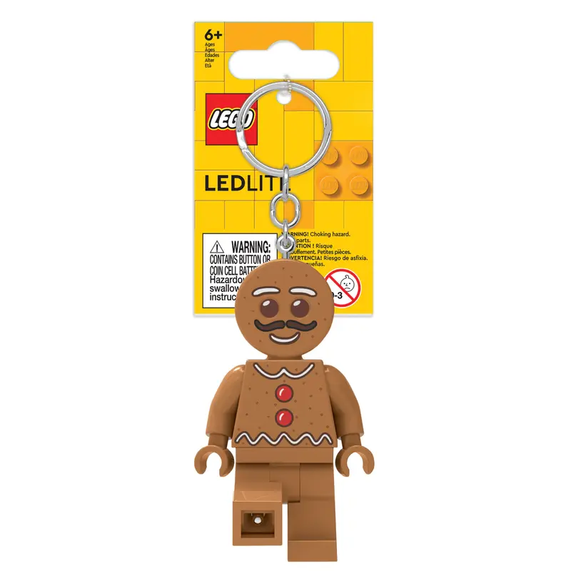 LEGO Porte-clés lumineux Petit bonhomme de pain d'épices