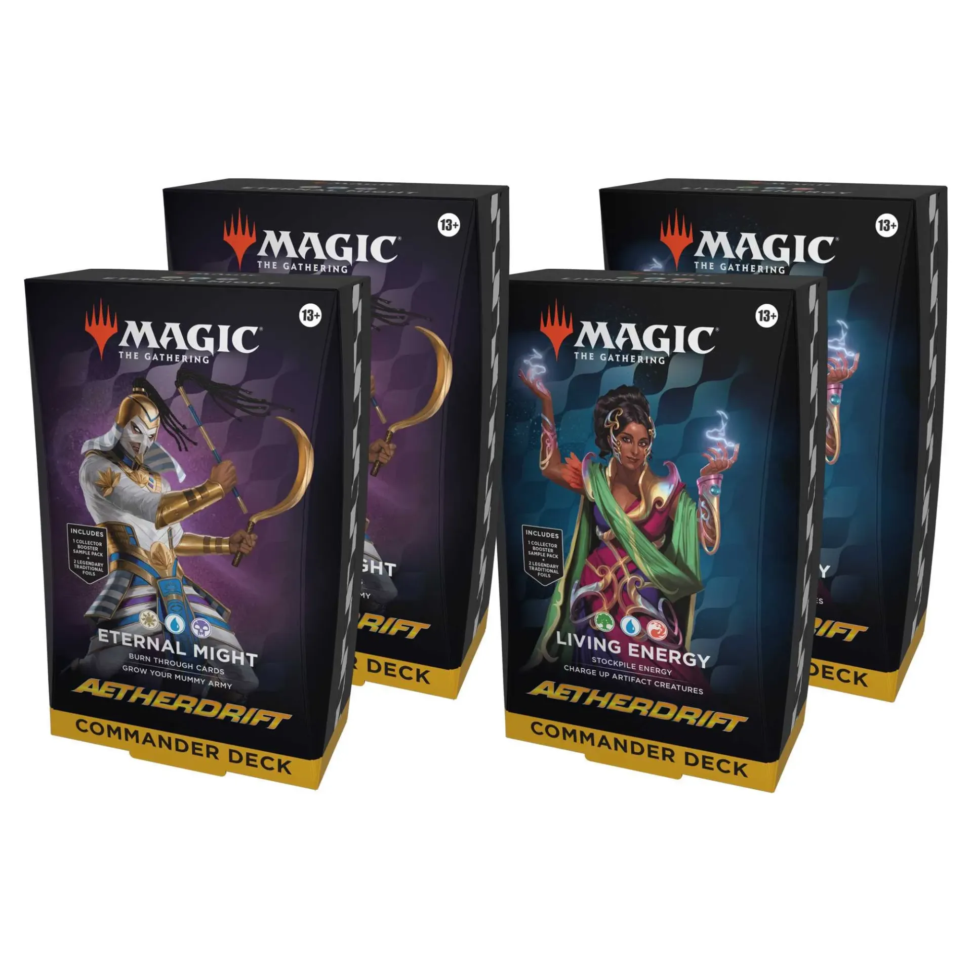 Magic The Gathering TCG Aetherdrift Commander Deck (1 Random Deck)