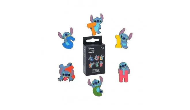Loungefly Blind Box Pin - Disney - Stitch Letters And Poses