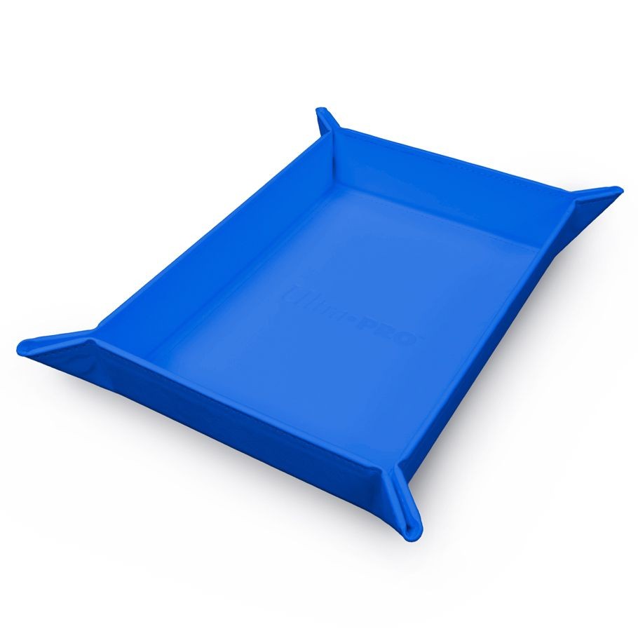 Ultra Pro - Vivid Dice Tray - Magnetic Foldable Dice Tray - Blue