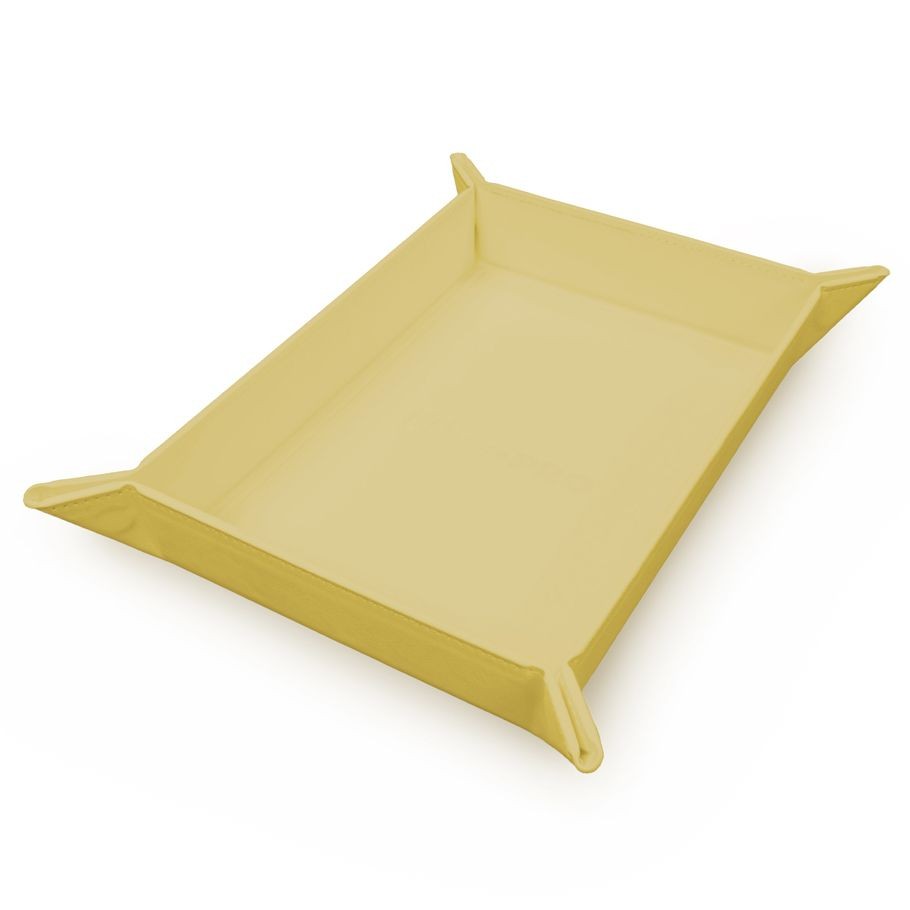 Ultra Pro - Vivid Dice Tray - Magnetic Foldable Dice Tray - Yellow