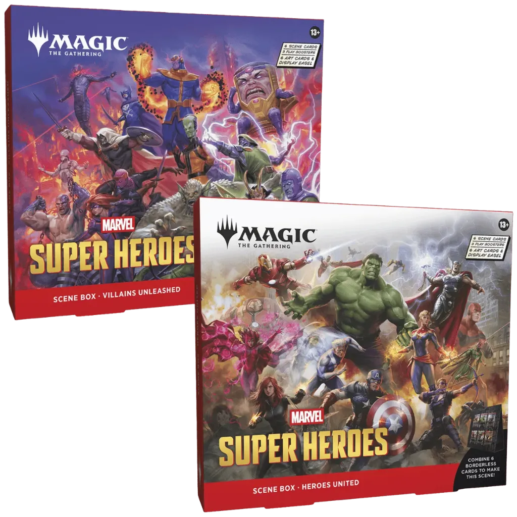 Magic The Gathering TCG Marvel: Super Heroes Scene Box (1 Random Set)