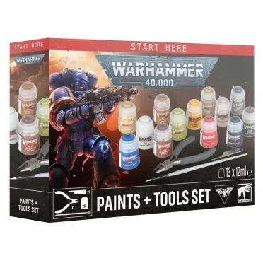 Warhammer - 40,000 - Paints + Tools Set