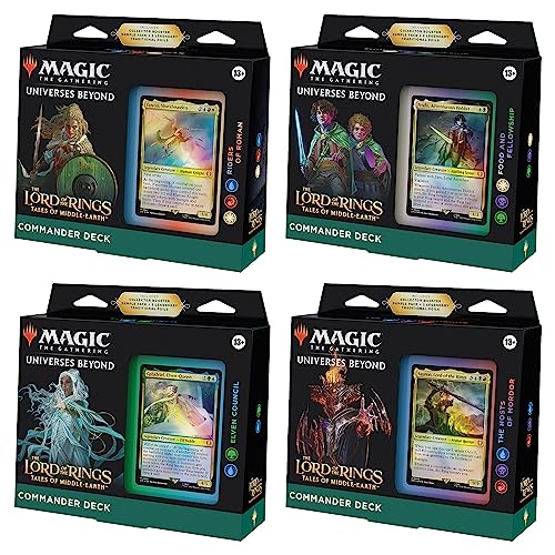 Magic The Gathering TCG The Lord Of The Rings - Tales Of Middle-Earth Commander Deck (1 Random Deck)