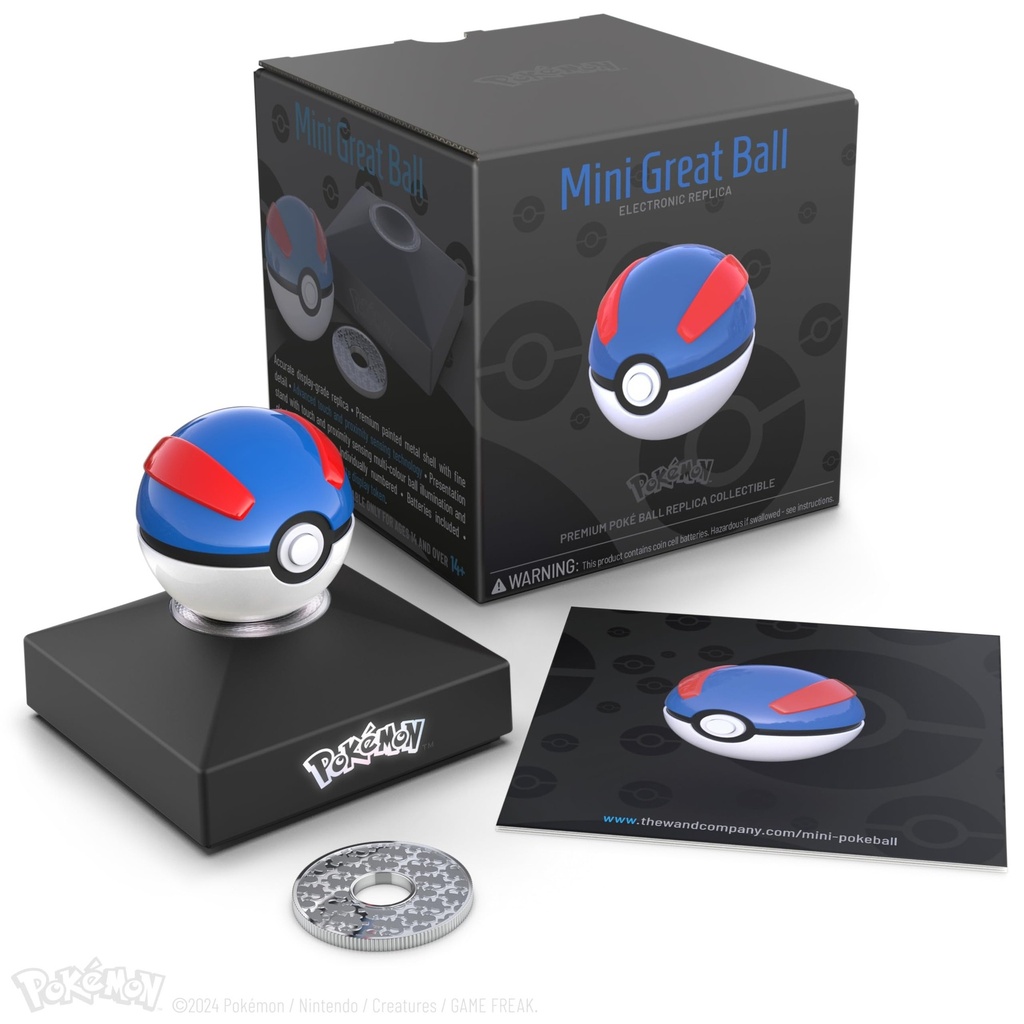 The Wand Company - Pokémon - Electronic Replica - Mini Great Ball