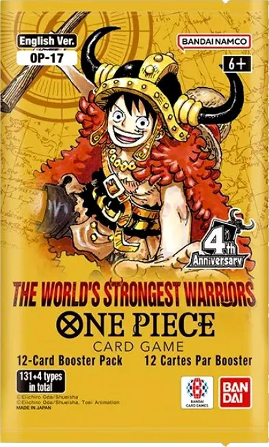 One Piece TCG: OP-17 The World's Strongest Warriors Booster