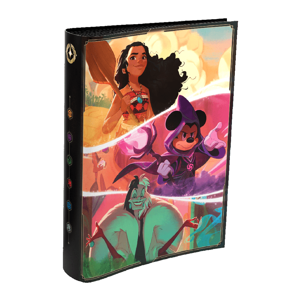 [05F5ED5CE1D7] Disney Lorcana TCG: Shimmering Skies Lorebook Card Portfolio Disney Characters
