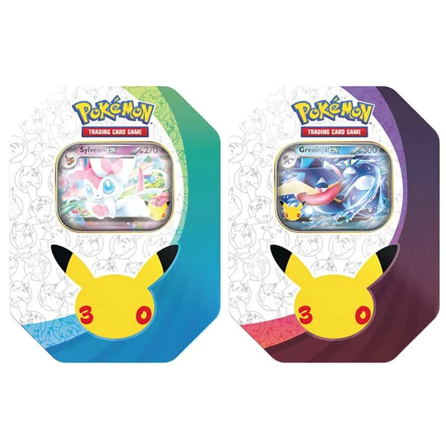 Pokémon TCG: 30th Celebration Tin Box (1 Random Tin)