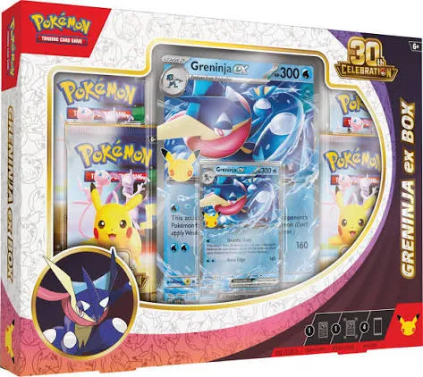 Pokémon TCG: 30th Celebration Greninja Ex Box